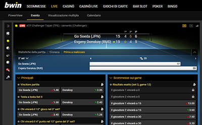 Il livescore di bwin