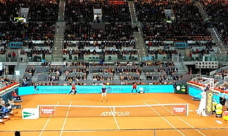 Il campo centrale della Caja Magica di Madrid, dove si disputeranno gli incontri del Gruppo Mondiale 2019 di Coppa Davis