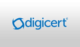 Il logo dell'azienda di crittaggio dati DigiCert
