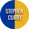 I colori dei Golden State Warriors e la scritta Stephen Curry