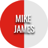 I colori dell'Olimpia Milano e la scritta Mike James