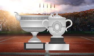 La Coppa dei Moschettieri e la Coppa Suzanne Lenglen, destinate ai vincitori dei singolari maschile e femminile del Roland Garros