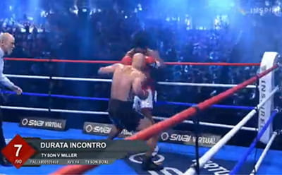 Un match di boxe virtuale trasmesso in streaming dal vivo su SNAI