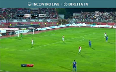 Una partita di calcio trasmessa in streaming dal vivo su Stanleybet