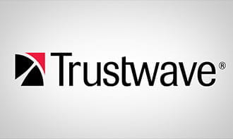 Il logo dell'azienda di crittaggio dati Trustwave